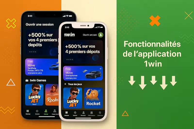 Fonctionnalités de l’application 1win