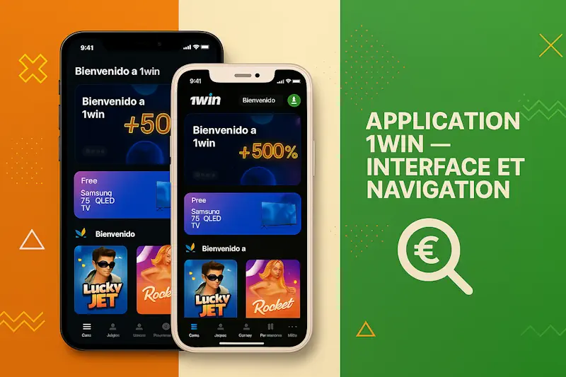 Application 1win — interface et navigation