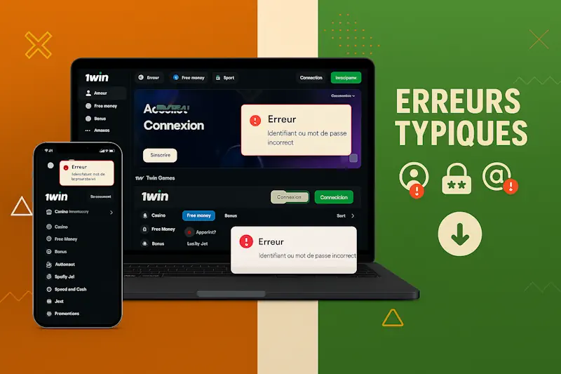 Erreurs typiques à l’entrée et solutions